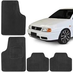 Jogo Tapete de Borracha Para Polo Classic 1997 A 2000 Volkswagen 100% Reciclavel 4 Peças
