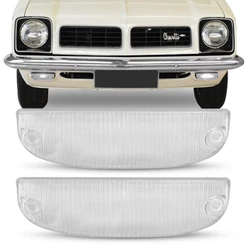 Par Lente da Lanterna Dianteira Chevette 1973 74 75 76 77 78 79 80 81 1982 Pisca Seta Cristal