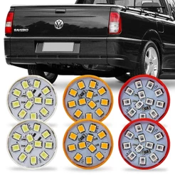 Kit 6 Lampadas de Led Para Lanterna Saveiro Bola G2 G3 1998 99 00 01 02 03 04 2005