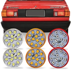 Kit 6 Lampadas de Led Para Lanterna Traseira Voyage Quadrado 1985 86 87 88 89 1990