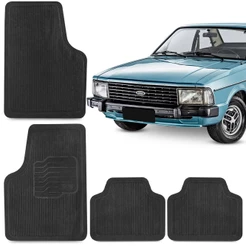 Jogo Tapete de Borracha Para Corcel 2 1977 A 1980 Ford 100% Reciclavel 4 Peças