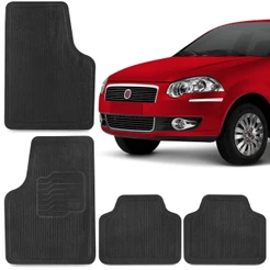 Jogo Tapete de Borracha Para Siena 1997 A 2011 Fiat 100% Reciclavel 4 Peças