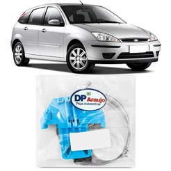 Kit Reparo Maquina Vidro Eletrico Traseiro Focus 2000 2001 2002 2003 2004 2005 2006 2007 2008 Com Arraste