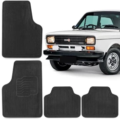 Jogo Tapete de Borracha Para Fiat 147 100% Reciclavel 4 Peças