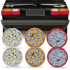 Kit 6 Lampadas de Led Para Lanterna Traseira Voyage 1991 1992 1993 1994 1995