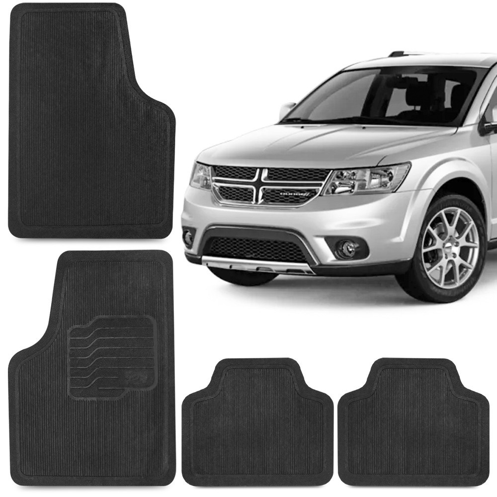 Jogo Tapete de Borracha Para Dodge Journey 2007 A 2016 100% Reciclavel 4 Peças
