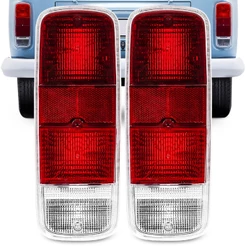 Par Lanterna Traseira Kombi Clipper 1976 A 2012 Sinaleira Rubi