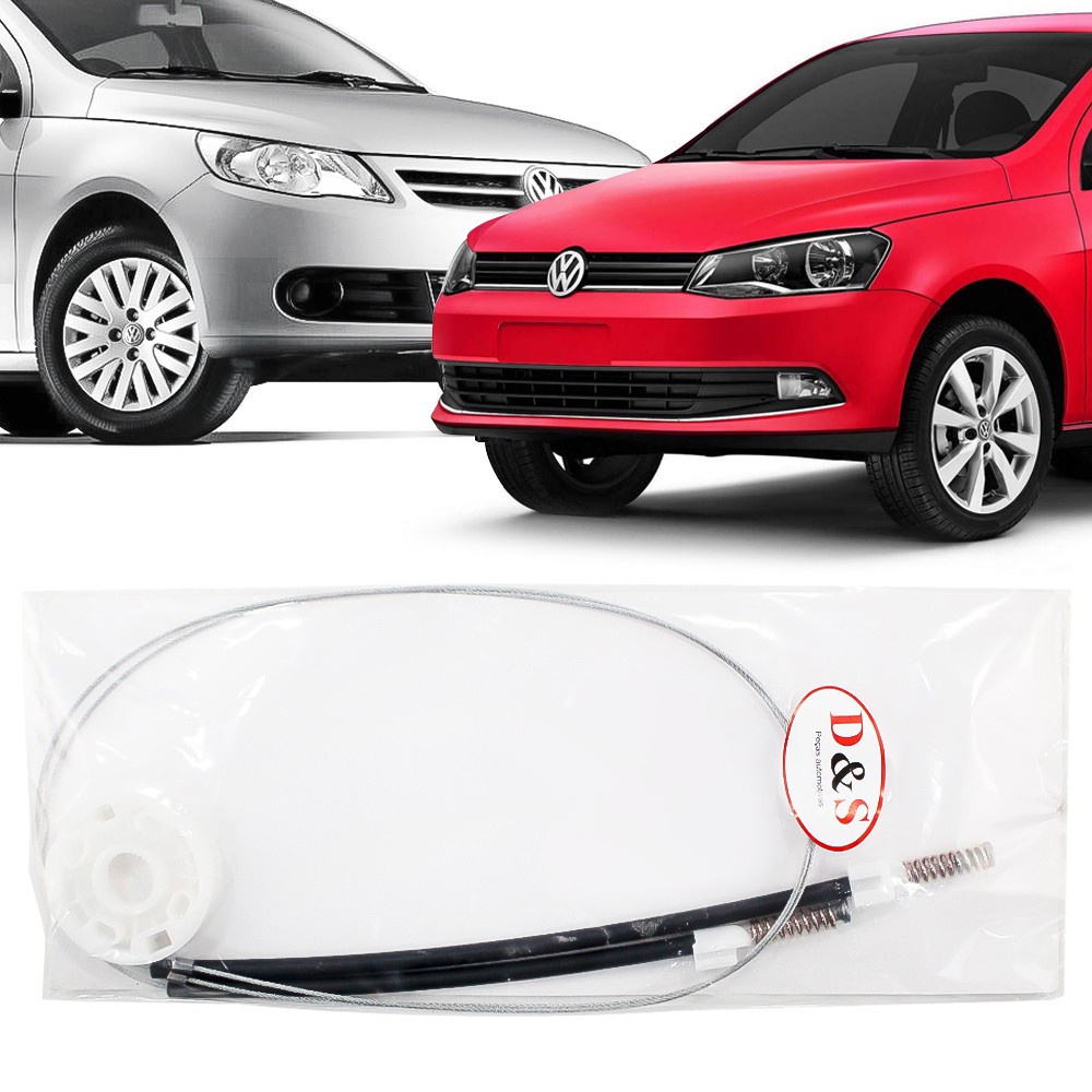 Kit Reparo Maquina Vidro Eletrica Gol Voyage G5 G6 2008 A 2012 Modelo Plascar Brose Dianteiro