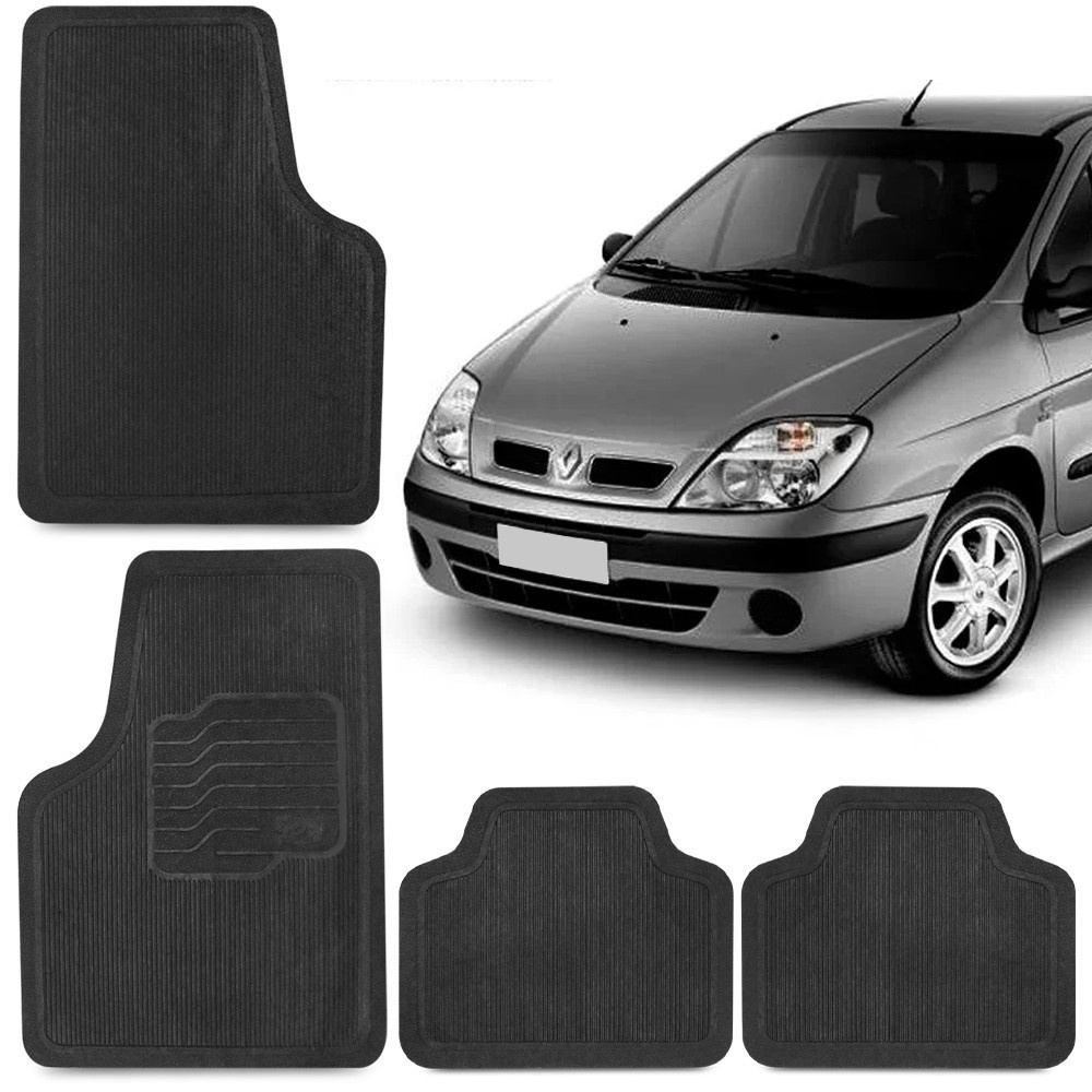 Jogo Tapete de Borracha Para Scenic 1996 A 2003 Renault 100% Reciclavel 4 Peças