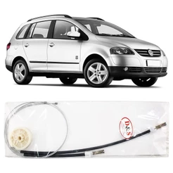 Kit Reparo Maquina Vidro Eletrico Spacefox 2002 03 04 05 06 07 08 09 10 11 12 13 14 15 2016 Cabo Dianteiro