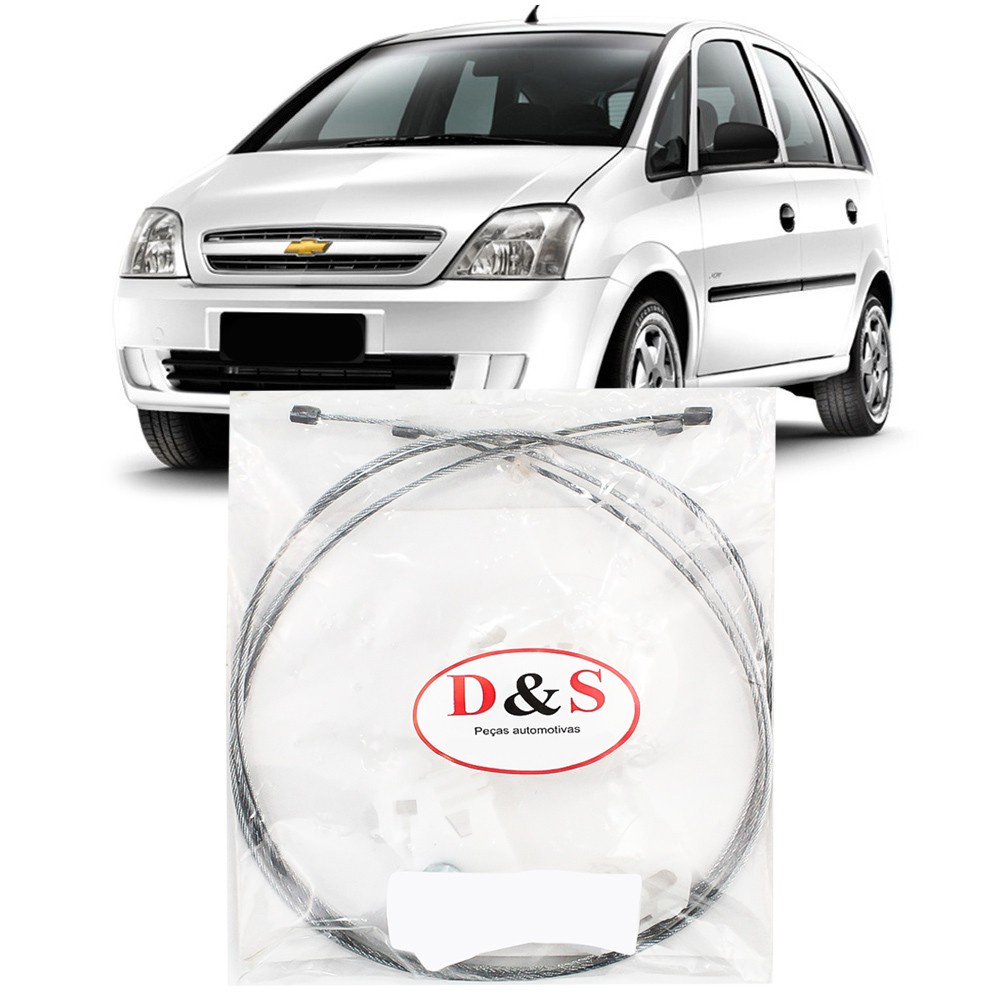 Kit Reparo Maquina Vidro Eletrico Meriva 2002 03 04 05 06 07 08 09 10 11 2012 Cabo Traseira