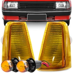 Kit Lanterna Pisca Chevette Marajo 1983 A 1993 Ambar Encaixe Cibie Soquete Lampada 2 Polo Seta