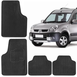 Jogo Tapete de Borracha Para Kangoo 1997 A 2007 Renault 100% Reciclavel 4 Peças