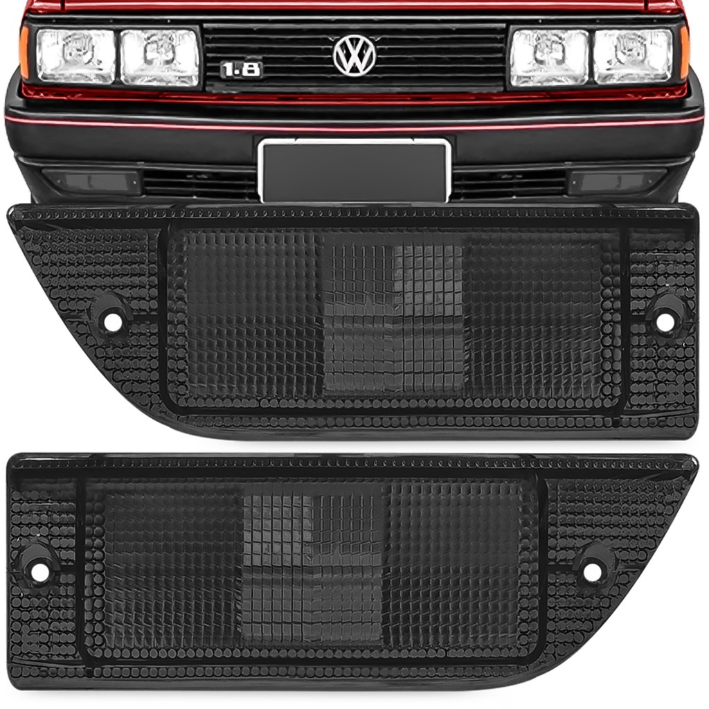 Par Lente Lanterna Dianteira Passat 1985 1986 1987 1988 Pointer Gts Village Fume