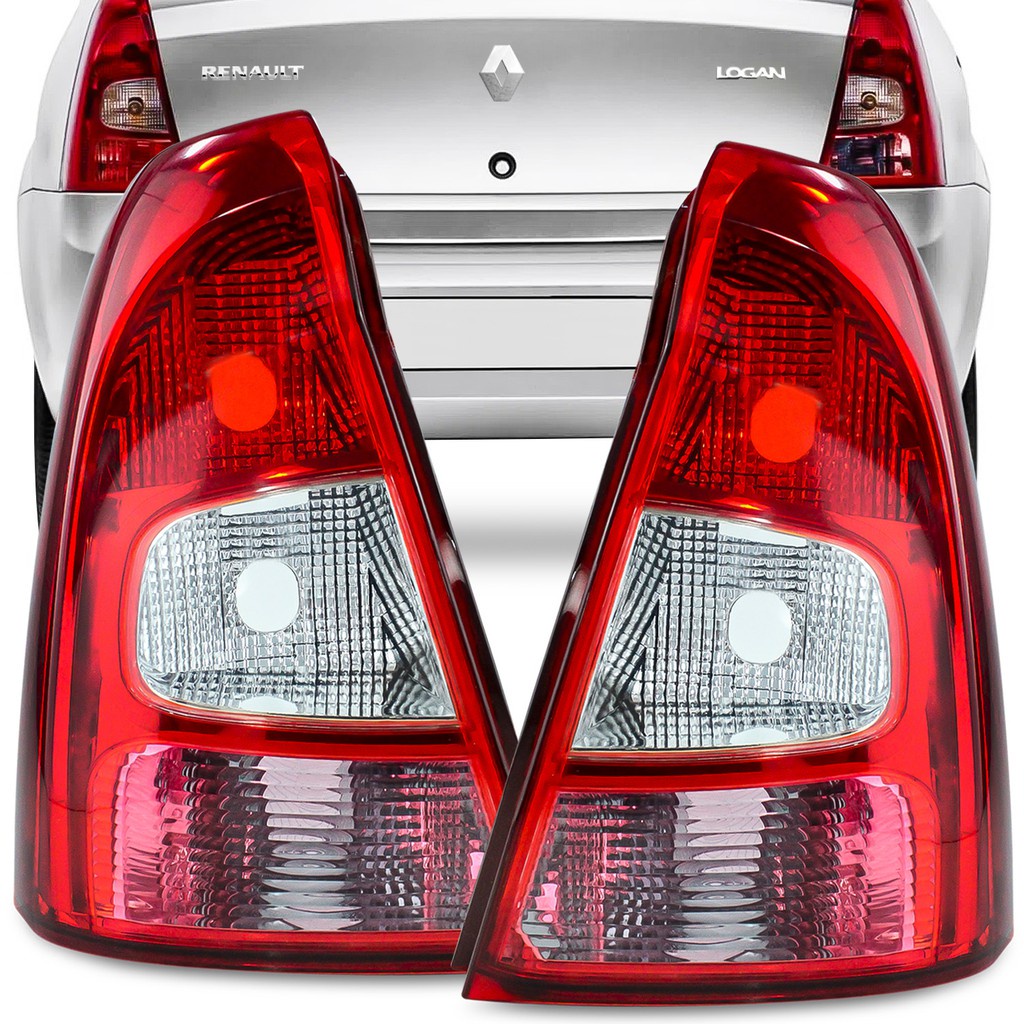 Lanterna Traseira Renault Logan 2011 2012 2013 Sinaleira Bicolor