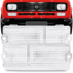 Par Lente da Lanterna Dianteira Fiat 147 1977 A 1984 Pisca Seta Cristal