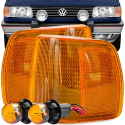 Kit Lanterna Diant Pisca Gol Parati Saveiro Voyage 1991 A 1994 Ambar Encaixe Arteb Soquete Lampada 2 Polo Meia Luz Seta