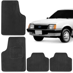Jogo Tapete de Borracha Para Monza 1982 A 1996 Chevrolet Gm 100% Reciclavel 4 Peças
