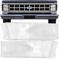 Par Lente Da Lanterna Dianteira F1000 F4000 1985 A 1991 Cristal