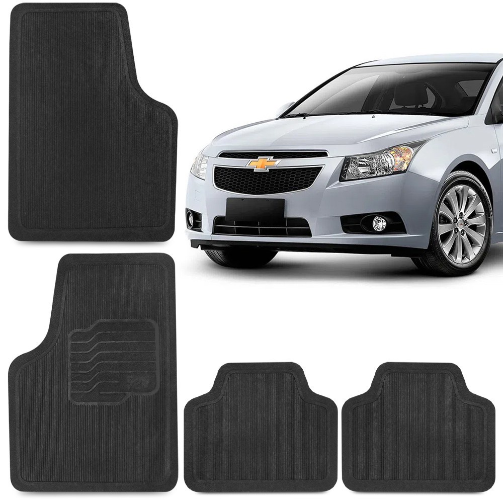 Jogo Tapete de Borracha Para Cruze 2008 A 2016 Chevrolet 100% Reciclavel 4 Peças