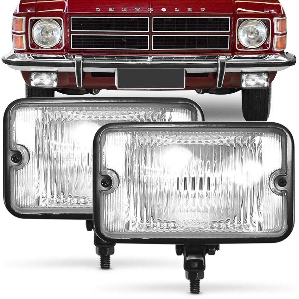 Par Farol Milha Fusca Opala Caravan Maverick Modelo Serra Cibie Ii