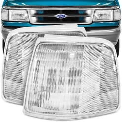 Par Lanterna Dianteira Ranger 93 94 95 96 97 Pisca Seta Cristal