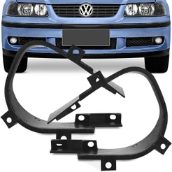 Par Suporte De Fixação Farol Milha Auxiliar Gol Saveiro Parati G3 Fase 1 1999 2000 2001 2002