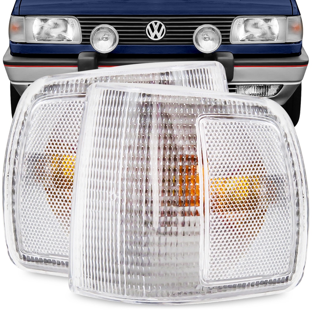 Par Lanterna Dianteira Gol Parati Saveiro Voyage 1991 92 93 1994 Pisca Seta Cristal Encaixe Arteb