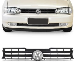 Grade Gol Saveiro Parati Bola G2 1995 1996 1997 1998 1999 Preta Com Emblema Vw