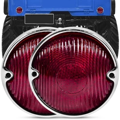 Par Lanterna Traseira Jeep Willys 1958 A 1979 Sinaleira Rubi