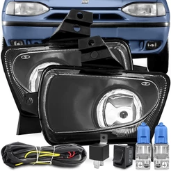 Kit Farol Milha Palio Siena Strada Weekend G1 1996 1997 1998 1999 2000 Auxiliar