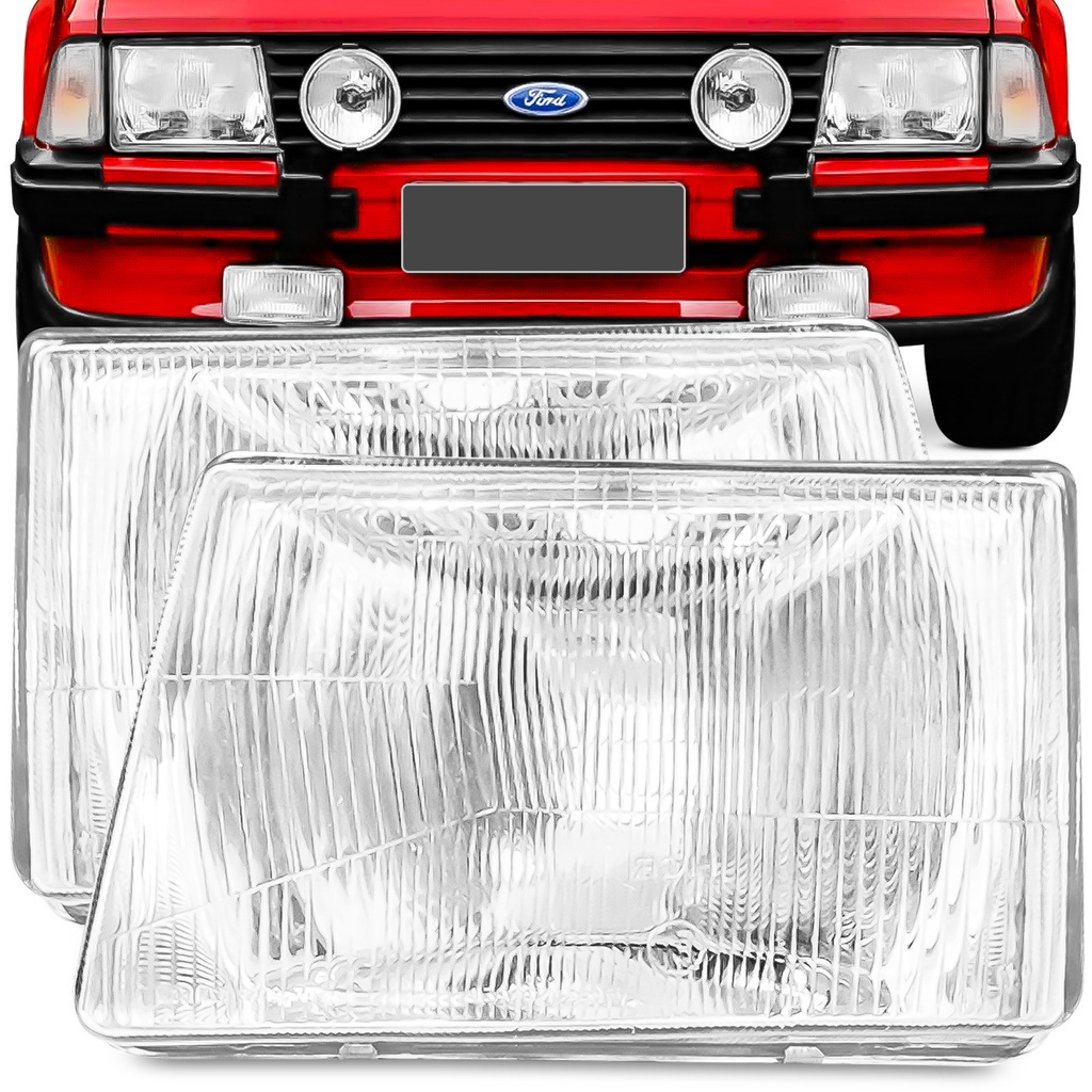 Farol Escort 1983 1984 1985 1986 Lente Vidro