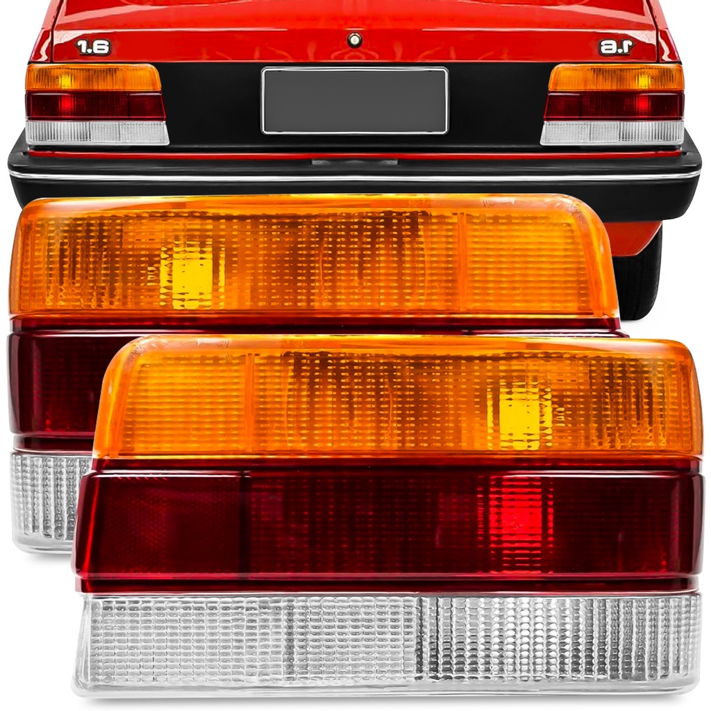 Lanterna Traseira Chevette 1987 88 89 90 91 92 1993 Tricolor