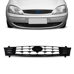 Grade Frontal Radiador Fiesta 2000 2001 2002 Courier Preta