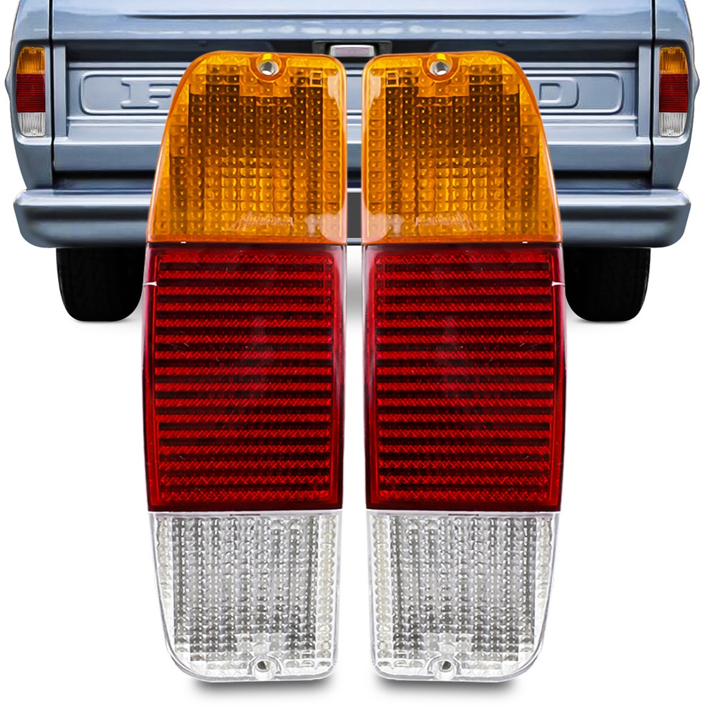 Par Lanterna Traseira F1000 F-1000 1985 A 1992 Tricolor