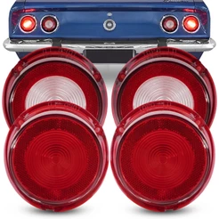 Kit Lente Lanterna Traseira Opala e Caravan 1975 1976 1977 1978 1979