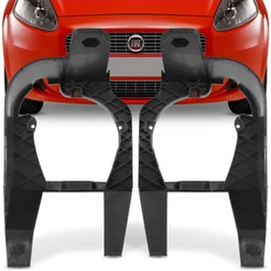 Par Suporte Farol Auxiliar Punto 07 08 09 10 11 12 Moldura Milha