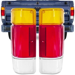 Par Lente da Lanterna Traseira A20 C20 D20 1985 a 1996 Tricolor