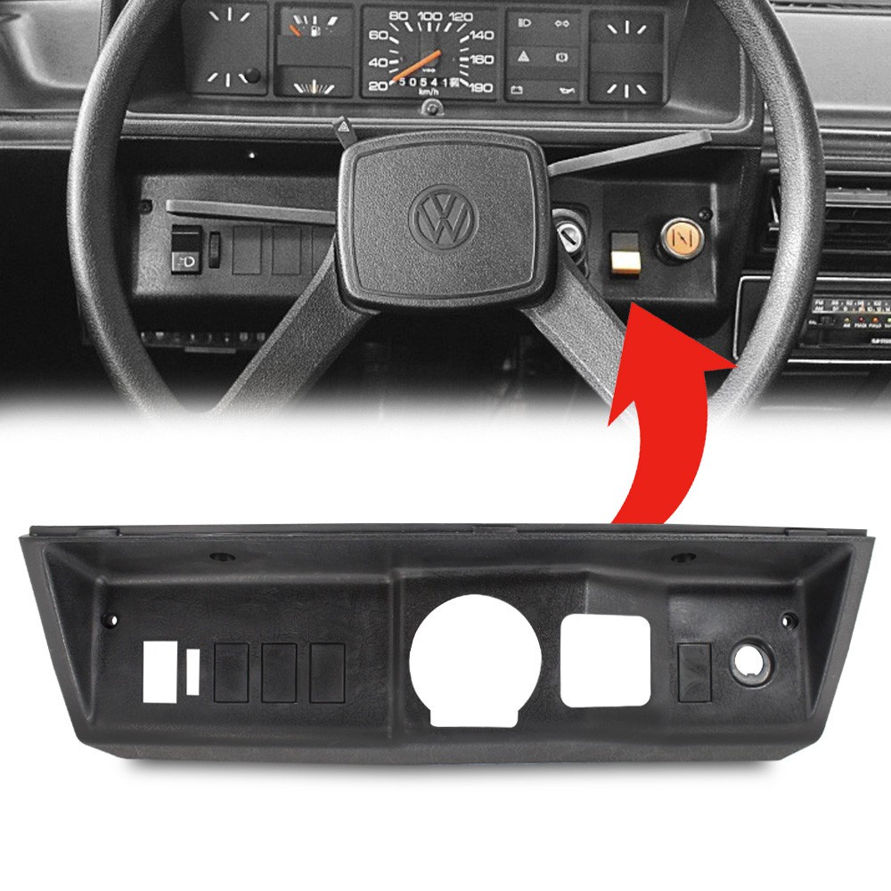 Moldura Painel De Instrumento Gol Quadrado Ar Bx 1981 82 83 A 1986