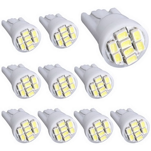 20 Lampada T10 8 Leds Smd Pingo Luz W5w 1026 Automotiva em Oferta na Shopee