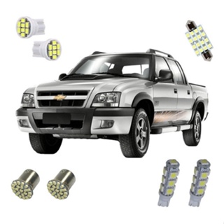 Kit Lampadas Led S10 Até 2011 Teto Ré Placa Farolete em Oferta na Shopee
