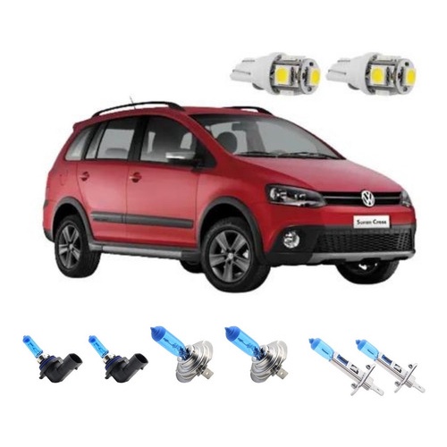Kit Super Branca + Led Fox Spacefox Crossfox Space Cross Branco Frio