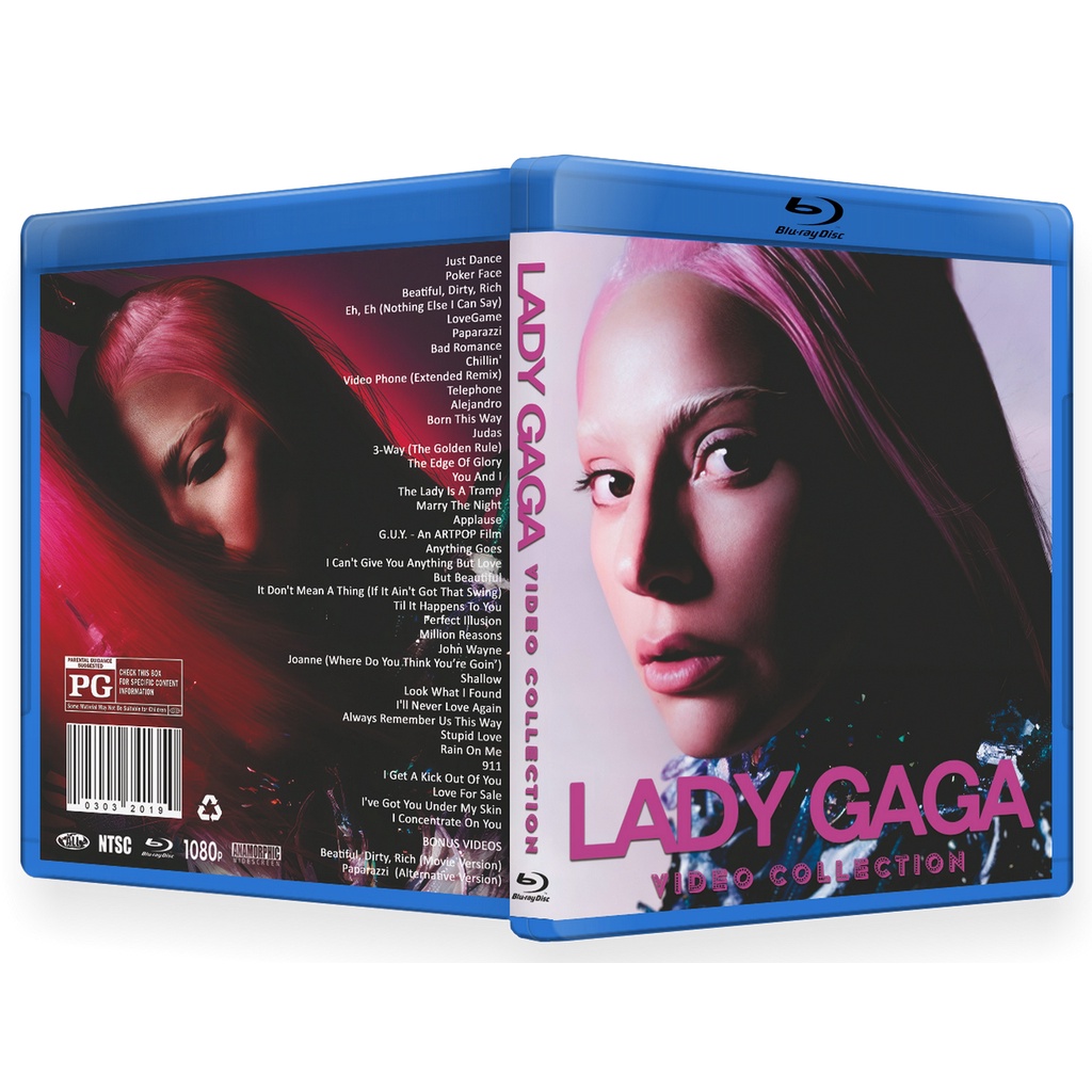 BLU-RAY LADY GAGA - VIDEO COLLECTION (fan made)