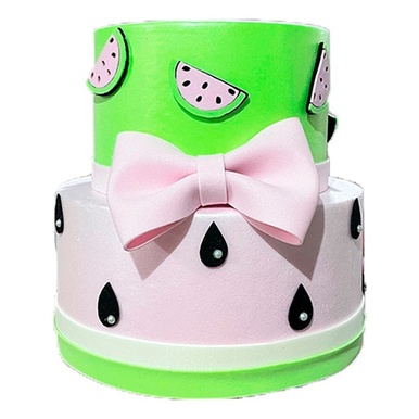 Bolo Fake Maquete Tema Melancia  Fruta - Eva Candy Colors