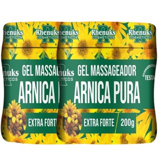 Kit Gel Massageador Arnica Pura 200g - 100% Original - 2u