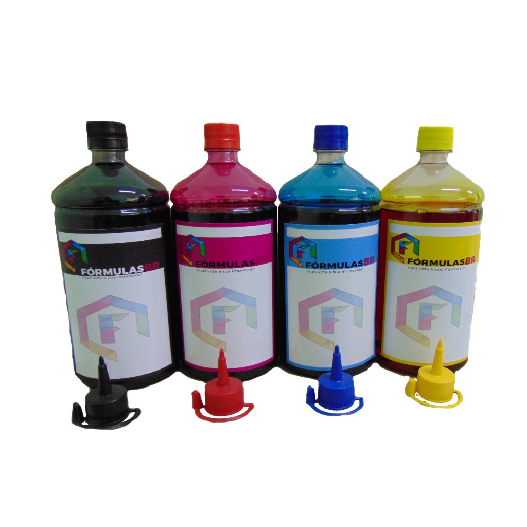 Kit 4L Tinta Epson Série L4160 L5190 L6161 L6171 L6191 L14150 L15150 L15160 L120 Special FormulasBR