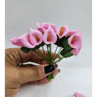 Flor de Eva Rosa Copo de Leite 144 Unidades em Oferta na Shopee