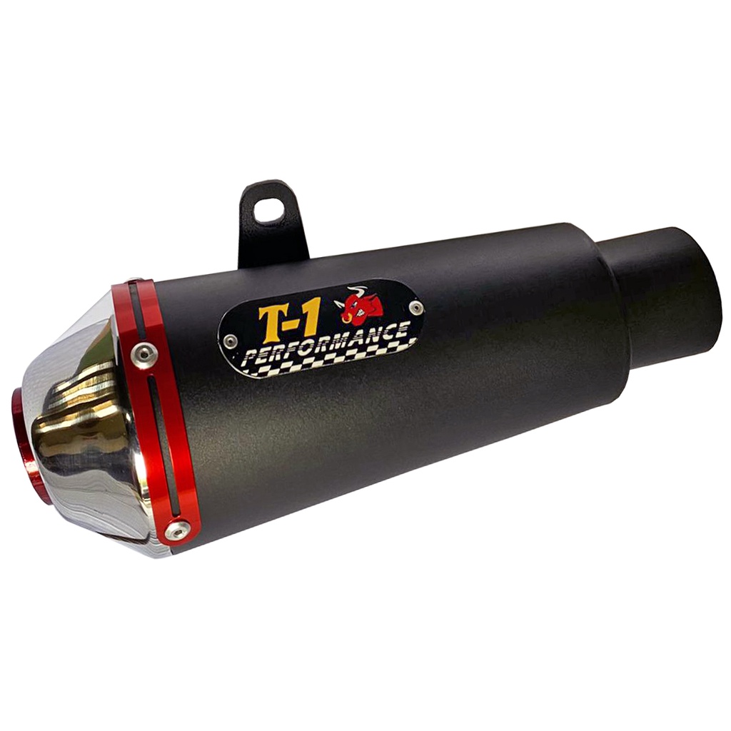 ESCAPAMENTO ESPORTIVO TORO T-1 CB 600 / 650 F HORNET 2009/...  CROMADO VERMELHO