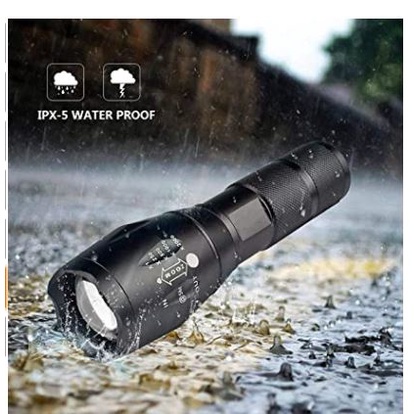 Lanterna Tática Militar X900 Recarregável Police Com Zoom. (laterna bateria, pilha, camping, acampamento, sinalização, luz)