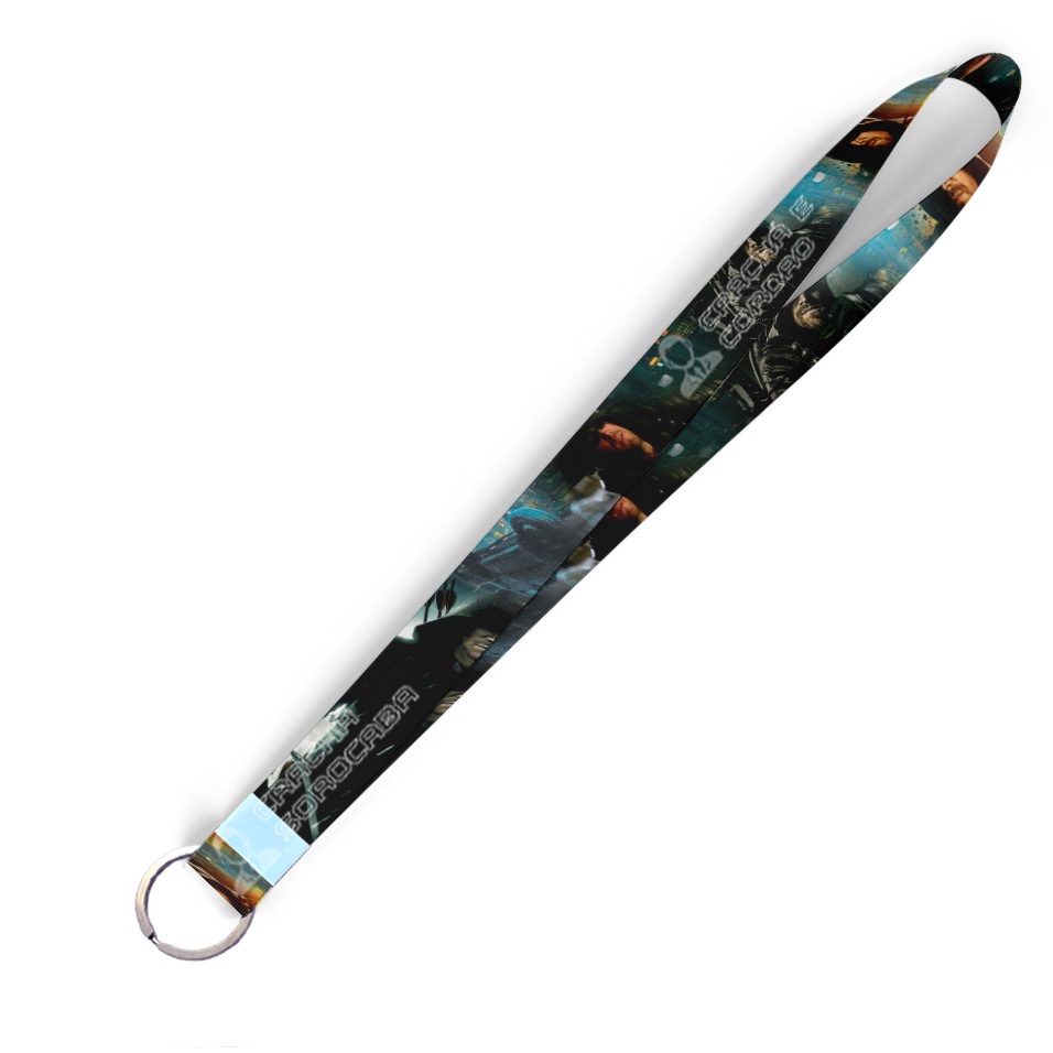 Cordão personalizado Arrow para crachá ou chaveiro com Argola
